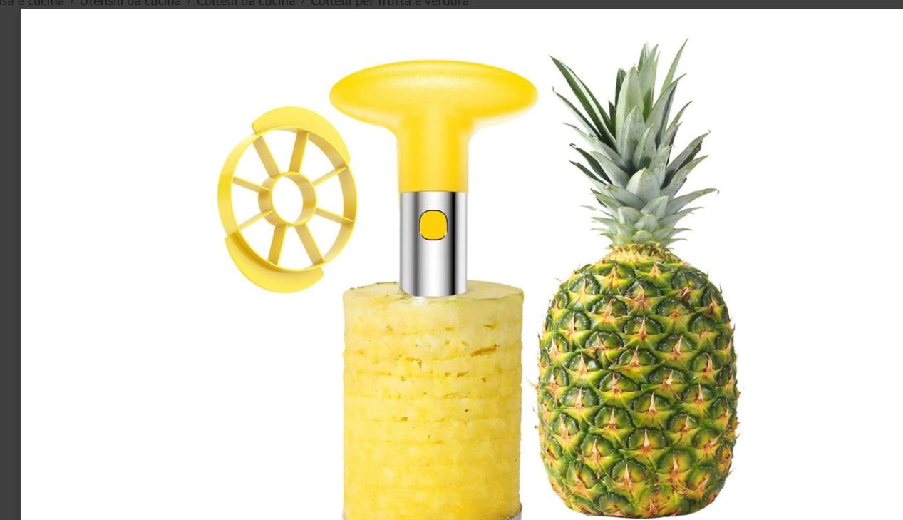 affettatrice ananas