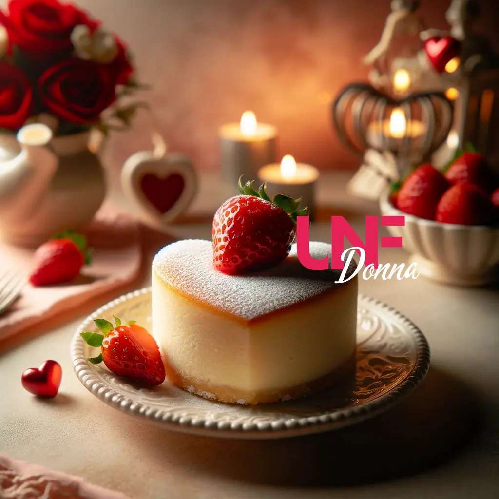 Mini cheesecake a forma di cuore : un dolce romantico - UNF Donna