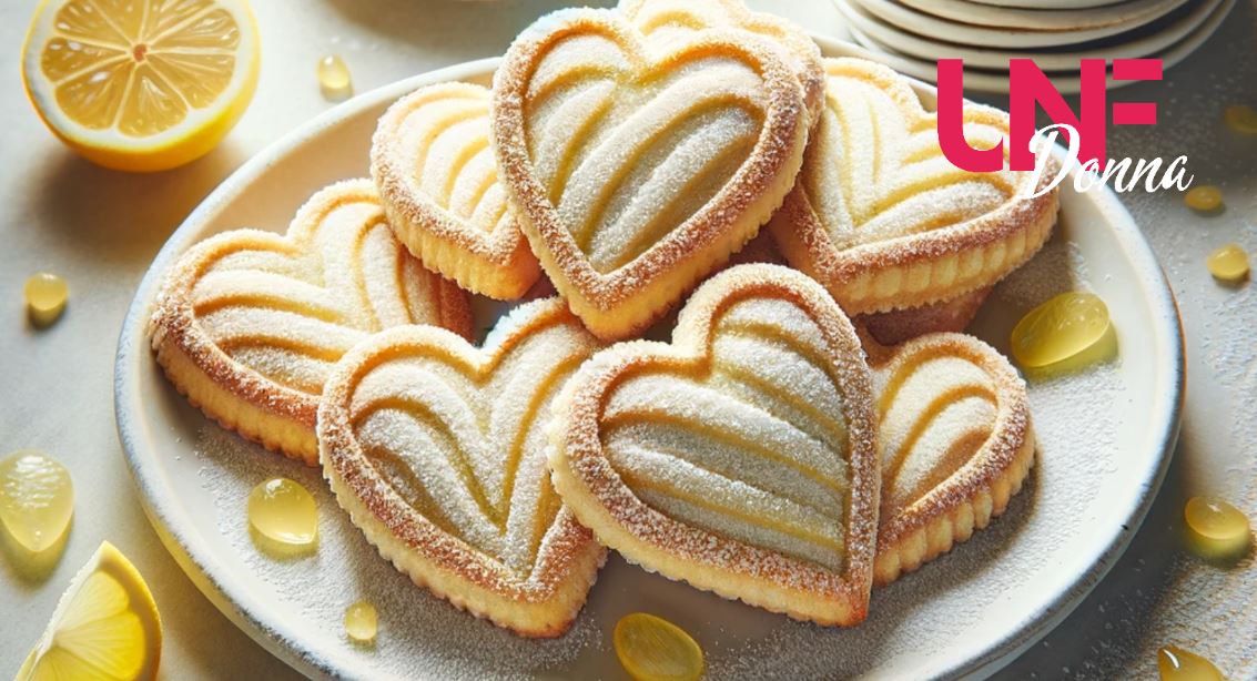 cuoricini san valentino biscotti limone